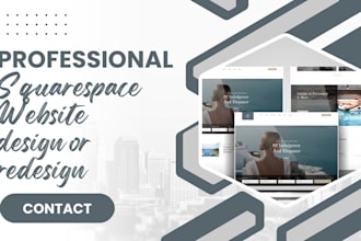 be squarespace expert for squarespace design and redesign