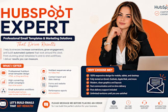 design hubspot email template newsletter for email marketing
