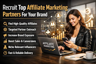 recruit top affiliate marketing partners for your brand
