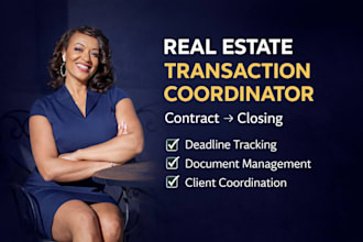 be your professional transaction coordinator