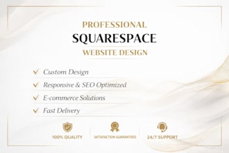 redesing and optimize your squarespace website