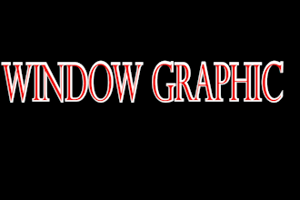 design  professional window graphics and storefront design