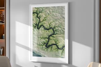 create a geographically accurate, printable map for your location