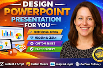 design powerpoint presentation design for you
