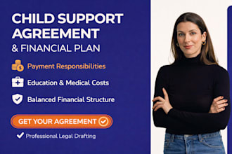 draft a clear child support agreement to protect your childs financial future