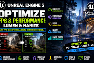 optimize unreal engine 5 fps, performance, lumen and nanite