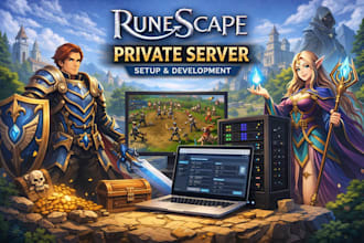 create and setup a professional runescape private server rsps