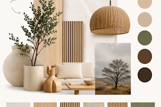 create a personalized interior design moodboard for your space