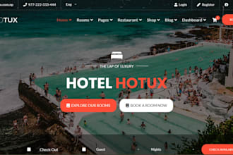 design vacation rental website direct booking website short term rental website