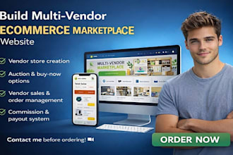 build woocommerce multi vendor marketplace shopify ecommerce marketplace website