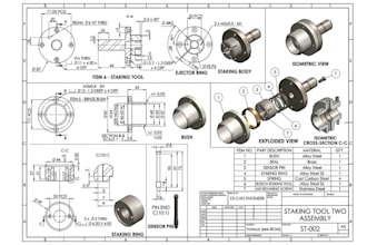 2d engineering drawing mechanical drawing technical drawing in solidwork autocad