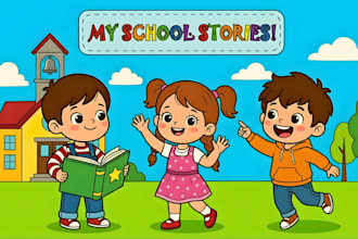 children story book illustration children story children story book illustration