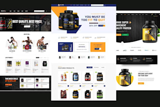 build peptide website nutraceutical website peptides store supplement website