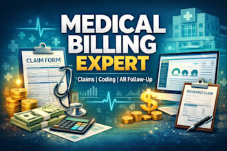 do medical billing, ar follow up and claims submission