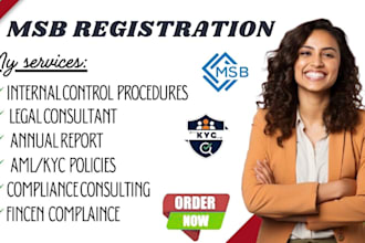 do msb registration ,mtl licensing , fincen compliance and financial reporting