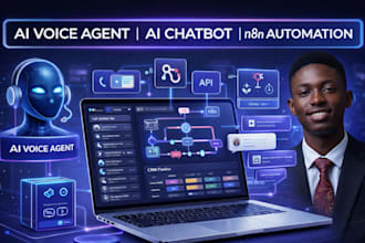 build n8n automation ai voicechat ai chatbot ai agent ai calling bot ai workflow