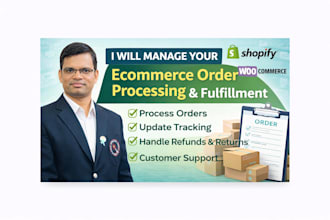 do shopify and woocommerce, amazon, ebay order processing and fulfillment