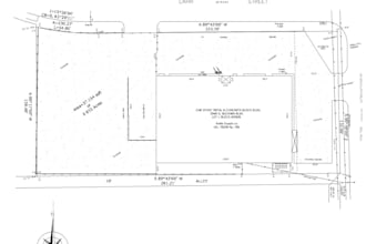 do city permit site plot plan, parking layout, walkthrough and landscape layout