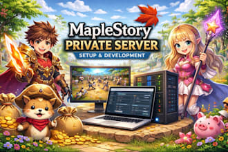 create and setup a professional maplestory private server msps