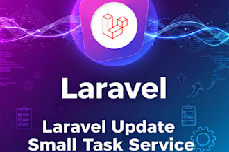modify existing website on laravel framework