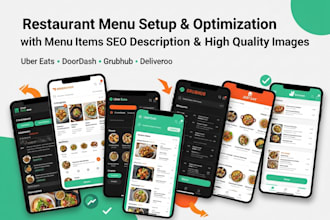 setup optimize your food delivery menu on ubereats, doordash, deliveroo and more
