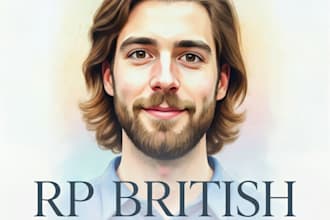record an rp english voice over, with a warm baritone voice