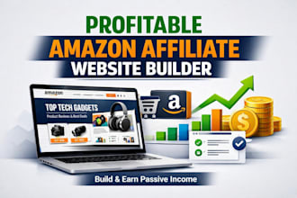 build amazon affiliate website, clickbank affiliate or shopify store