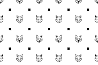 create seamless all over logo patterns for your brand