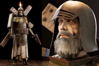 do ue5 game ready 3d character model with texturing rigging and animation unreal
