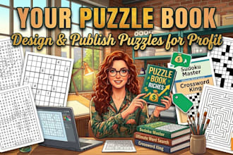 create puzzles, word search, sudoku, for amazon KDP