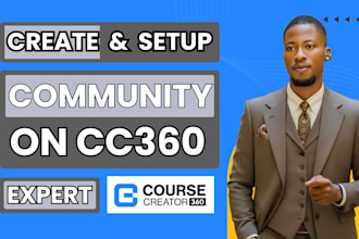 setup course creator 360 courses cc360 landing page sales funnel cc360 community