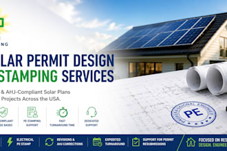 create a professional pv and ess permit plan
