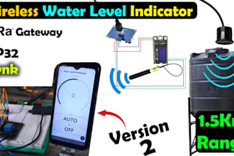 develop iot project with esp32 bluetooth lora mqtt aws web and mobile app