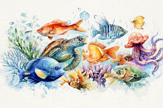paint watercolor portrait and watercolor art