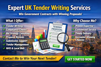 expert UK tender writing, proposal services for winning bids