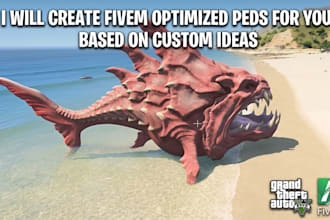 create gta 5, fivem creature peds, based on custom ideas