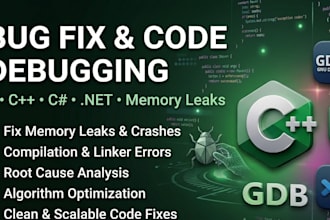 debugging bug fixing c and c plus and c sharp