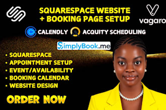 design squarespace website with acuity dubsado honeybook vagaro simplybook