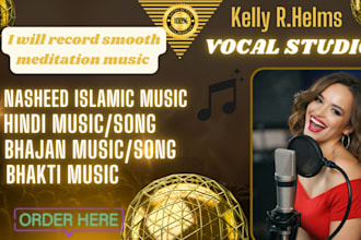 sing meditation music, hindi bhajan bhakti song and islamic nasheed