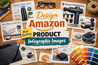 design amazon product infographic images