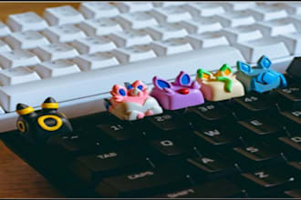 do 3d keycap design custom keycaps stl keycaps artisan keycaps for 3d printing