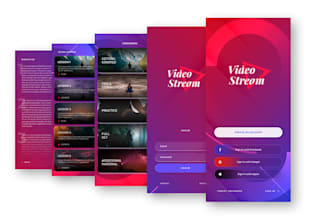 design a professional app for mobile and web