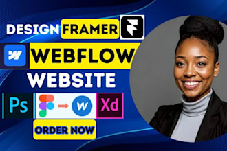 build webflow website, framer website or figma to webflow and webflow developer