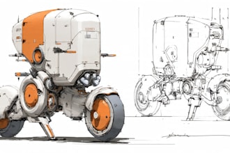 do industrial product design sketches