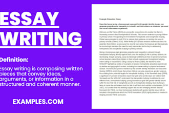 engage in urgent writing of essays