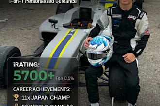 iracing coach with real f4 racing experience limited launch price