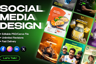create social media, instagram carousel and canva post design