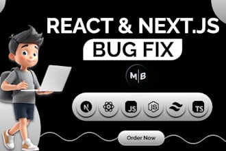 fix bugs or errors in your react or nextjs website