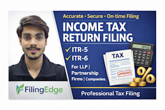 file itr 5 and itr 6 income tax return for business