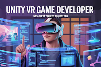 be your unity VR game developer for oculus meta quest 2, 3, pro